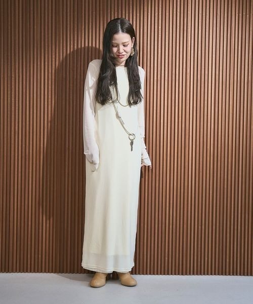 よしはらさん企画】BNHR Sheer Long One-Piece/643522（ワンピース