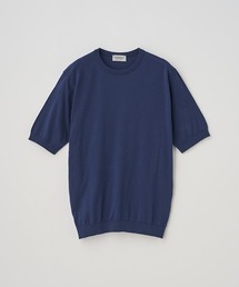 半袖コットンニットTシャツ