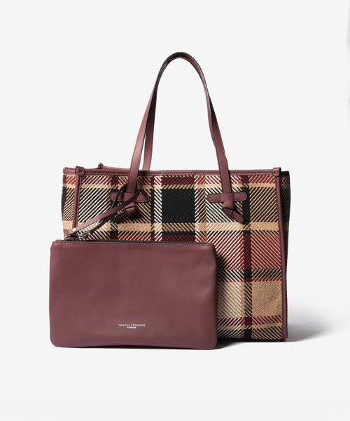 GIANNI CHIARINI(ジャンニ キアリーニ)の「GIANNI CHIARINI MARCELLA M ジャンニ キアリーニ マルチェッラ ハンドバッグ(ハンドバッグ・レディース・グリーン系1/オレンジ系その他/ボルドー・FREE)」の1枚目の写真