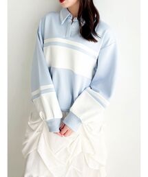 【≠ME 谷崎早耶コラボ】ポロライクラインスウェット