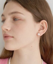 simple swarovski pearl earrings (E001_8mm)