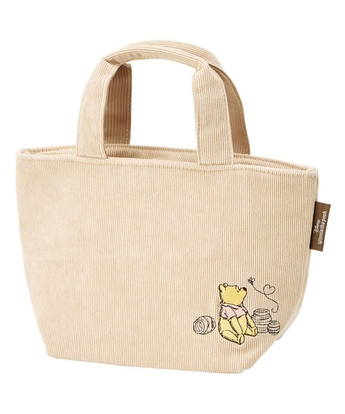 BAYBLO(ベイブロ)の「(SK) 【 sanrio 】保冷&保温♪ 人気キャラが大集合! コーデュロイ ミニトートバッグ(ハンドバッグ・レディース・グレー/ベージュ系2/ベージュ系3/ベージュ系4/ベージュ系1/サックスブルー系1/ピンク系1・ONE SIZE)」の5枚目の写真