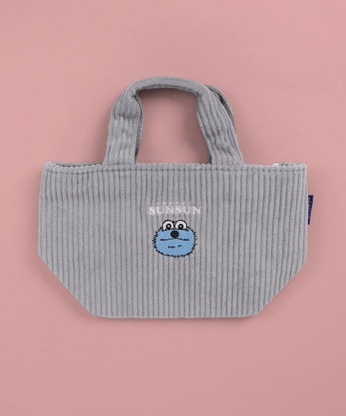 BAYBLO(ベイブロ)の「(SK) PUPPETSUNSUN(パペットスンスン) トートバッグ ランチバッグ 保温 保冷 かわいい おしゃれ ランチトートバッグ 保冷バッグ 保冷バック お弁当 ランチ 保冷トート バッグ トートバック 自立 チャック付き 大きめ 小さめ レディース メンズ キッズ 子供 カバン 鞄 お弁当入れ(ハンドバッグ・レディース・グレー・ONE SIZE)」の6枚目の写真
