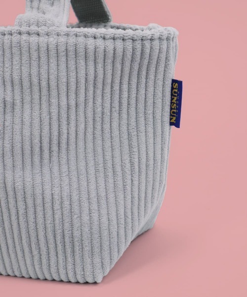 BAYBLO(ベイブロ)の「(SK) PUPPETSUNSUN(パペットスンスン) トートバッグ ランチバッグ 保温 保冷 かわいい おしゃれ ランチトートバッグ 保冷バッグ 保冷バック お弁当 ランチ 保冷トート バッグ トートバック 自立 チャック付き 大きめ 小さめ レディース メンズ キッズ 子供 カバン 鞄 お弁当入れ(ハンドバッグ・レディース・グレー・ONE SIZE)」の10枚目の写真