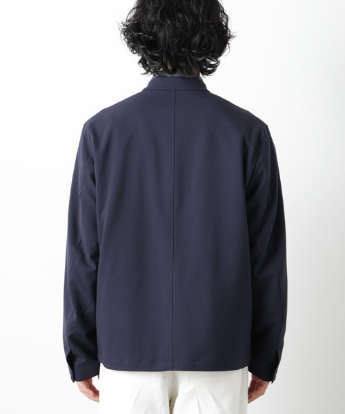 NANO universe（ナノユニバース）の「TR シングルライダースブルゾン（ブルゾン・メンズ・チャコール/ダークネイビー・S/M/L）」の18枚目の写真