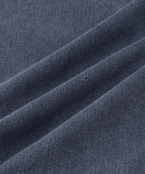 NAVY（ネイビー）の「【NAVY SARARI  /ネイビー サラリ】 キッズ ニットデニム ベーカーポケット ジョガーパンツ 冷感 ストレッチ性（デニムパンツ・キッズ・ブラック/ネイビー・130cm/140cm/150cm/160cm）」の6枚目の写真