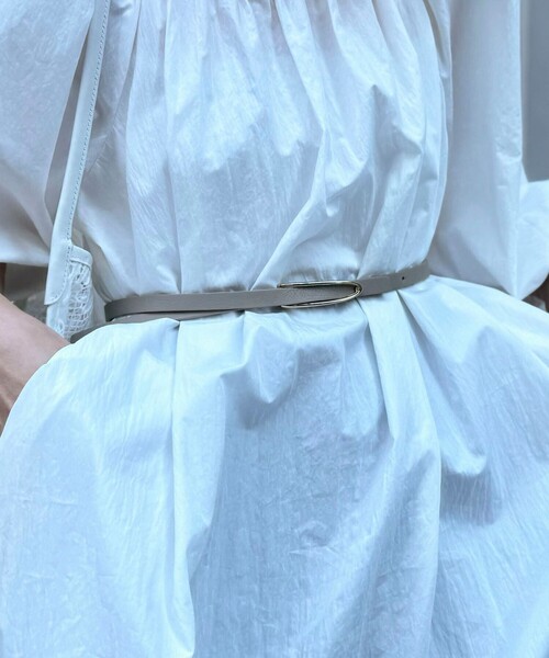 NOLLEY’S（ノーリーズ）の「スリムフックリバーシブルベルト12（ベルト・レディース・ブラック系その他/ベージュ系その他・FREE）」の8枚目の写真