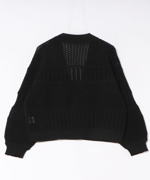 Jines（ジネス）の「かぎ針カーディガン（カーディガン/ボレロ・レディース・ホワイト/グレー/ブラック・38）」の4枚目の写真