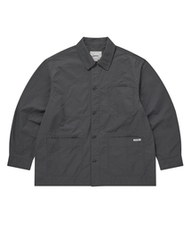 COVERNAT | ガーメントウォッシュドカバーオールジャケットチャコール(ナイロンジャケット)