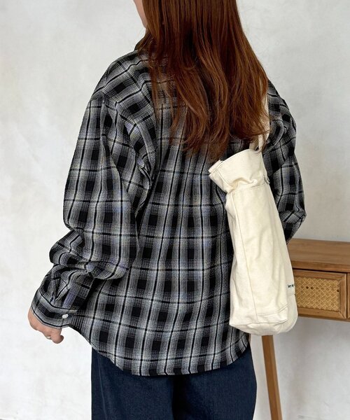 U.S. POLO ASSN.(ユーエスポロアッスン)の「【U.S. POLO ASSN.】シアサッカー長袖シャツ(シャツ/ブラウス・レディース・アイボリー/ブラック/ブルー/レッド・FREE)」の16枚目の写真
