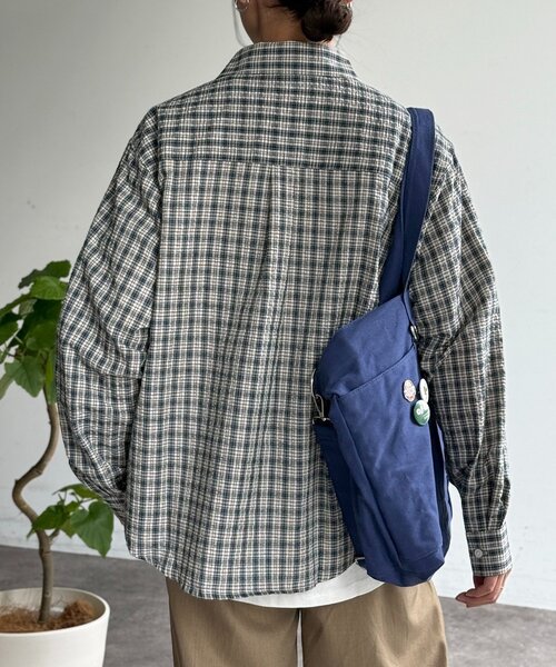 U.S. POLO ASSN.(ユーエスポロアッスン)の「【U.S. POLO ASSN.】シアサッカー長袖シャツ(シャツ/ブラウス・レディース・アイボリー/ブラック/ブルー/レッド・FREE)」の21枚目の写真