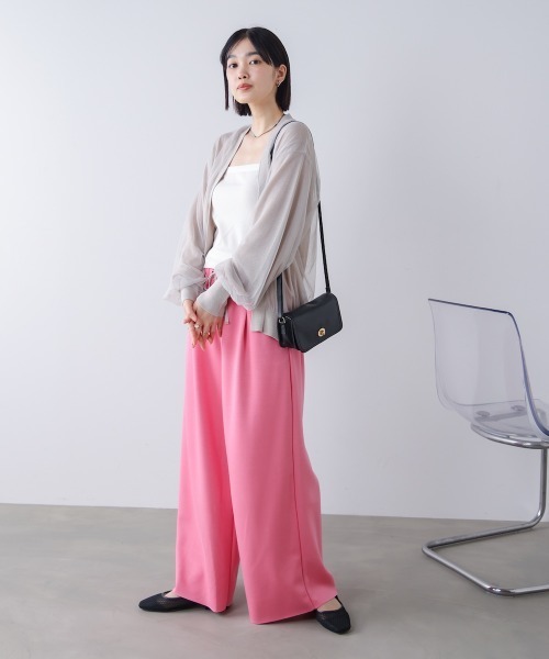 Bou Jeloud（ブージュルード）の「チュールドッキングカーディガン（カーディガン/ボレロ・レディース・ブラック/ライトブルー/ライトグレー・FREE）」の9枚目の写真