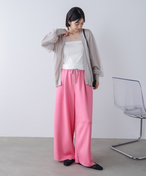 Bou Jeloud（ブージュルード）の「チュールドッキングカーディガン（カーディガン/ボレロ・レディース・ブラック/ライトブルー/ライトグレー・FREE）」の11枚目の写真