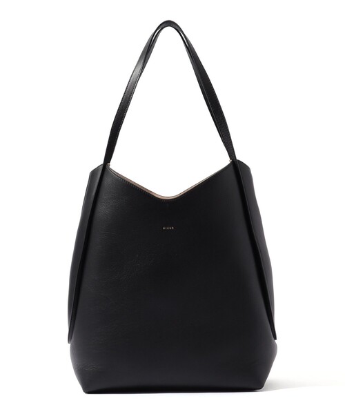 TOMORROWLAND (トゥモローランド)の「MIUUR LOMU L トートバッグ(トートバッグ・レディース・ブラック/ライトベージュ・FREE)」の2枚目の写真