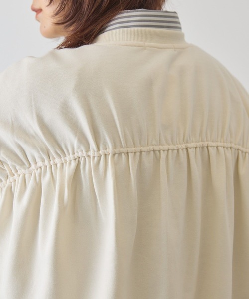 AMERICAN HOLIC（アメリカンホリック）の「バックギャザー裏毛スウェット（スウェット・レディース・アイボリー/グレー系その他/ダークネイビー/レッド・FREE）」の16枚目の写真