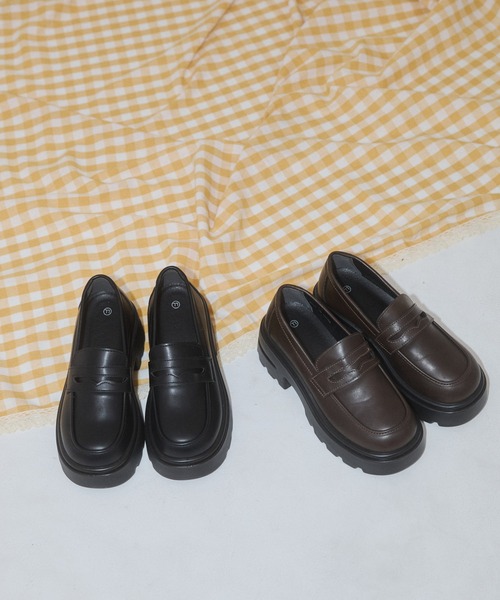 ENVYM（アンビー）の「ボリュームソールローファー（ローファー・レディース・ブラウン/ブラック・XL/L/M）」の11枚目の写真