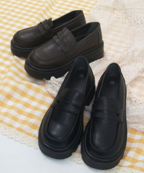 ENVYM（アンビー）の「ボリュームソールローファー（ローファー・レディース・ブラウン/ブラック・XL/L/M）」の12枚目の写真