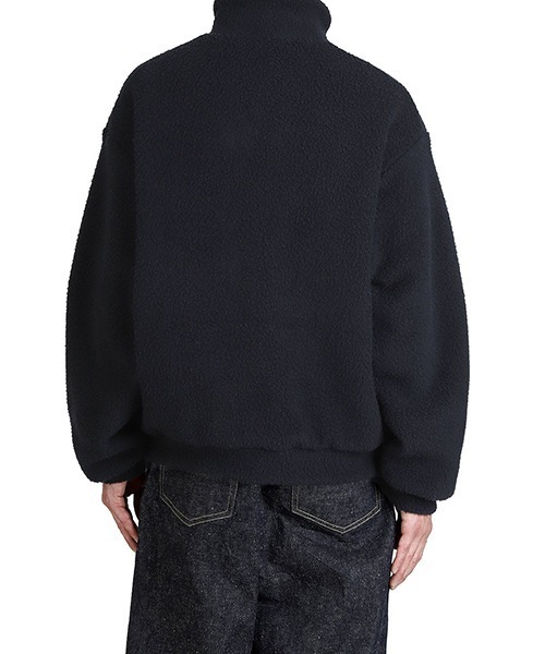 GOLD（ゴールド）の「GOLD / ゴールド：Super 140s WOOL FLEECE TRACK JACKET：25B-GL15734[MUS]（ブルゾン・メンズ・ネイビー・M/L）」の11枚目の写真