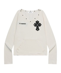 デボンVネック長袖Tシャツ(2カラー)