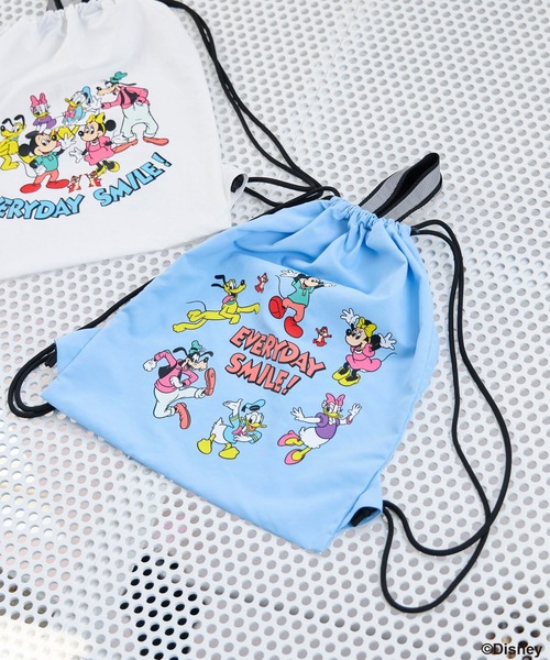 LOWRYS FARM（ローリーズファーム）の「Ｄｉｓｎｅｙ／ナップサック　654416（バックパック/リュック・キッズ・ホワイト/ブルー/ピンク・FREE）」の7枚目の写真