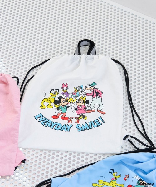 LOWRYS FARM（ローリーズファーム）の「Ｄｉｓｎｅｙ／ナップサック　654416（バックパック/リュック・キッズ・ホワイト/ブルー/ピンク・FREE）」の8枚目の写真