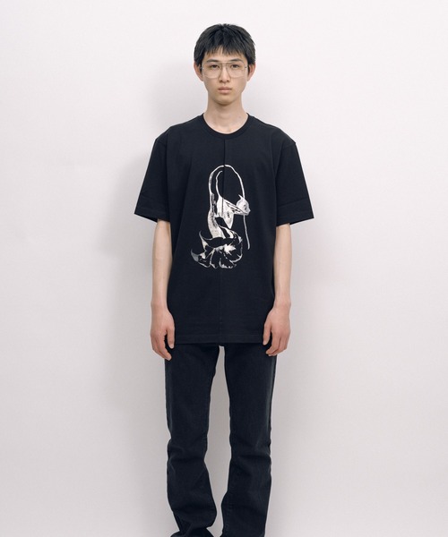 KEISUKEYOSHIDA(ケイスケヨシダ)の「Back Lining T-shirt(Tシャツ/カットソー・レディース・ブラック/ホワイト・M/L)」の18枚目の写真