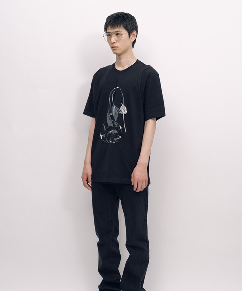 KEISUKEYOSHIDA(ケイスケヨシダ)の「Back Lining T-shirt(Tシャツ/カットソー・レディース・ブラック/ホワイト・M/L)」の19枚目の写真