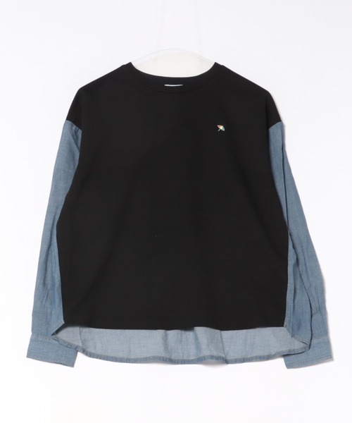 Arnold Palmer(アーノルドパーマー)の「サーデニム ドッキング プルオーバー(Tシャツ/カットソー・レディース・ネイビー/ダークネイビー・L/M/S)」の14枚目の写真