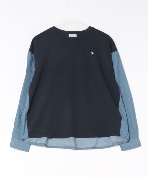 Arnold Palmer(アーノルドパーマー)の「サーデニム ドッキング プルオーバー(Tシャツ/カットソー・レディース・ネイビー/ダークネイビー・L/M/S)」の16枚目の写真