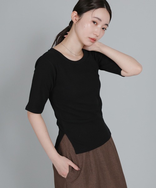 select MOCA｜セレクトモカのTシャツ/カットソー（ブラック/黒色系