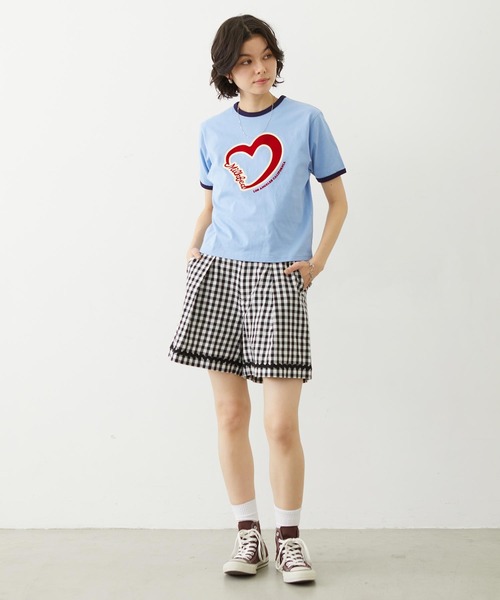 MILKFED.（ミルクフェド）の「TRIMMED GINGHAM CHECK SHORTS（その他パンツ・レディース・ブラウン/レッド/ブラック・ONE SIZE）」の12枚目の写真