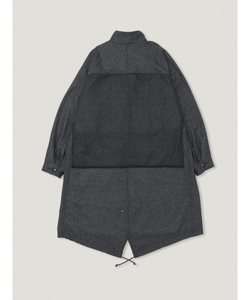 elephant TRIBAL fabrics（エレファントトライバルファブリックス）の「elephant TRIBAL fabrics Liner Docking Fishtail Coat【Herringbone】（その他アウター・メンズ・グレー・FREE）」の3枚目の写真