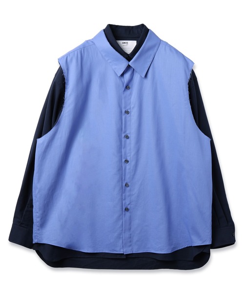 amok(アモク)の「DOCKING SHIRT(シャツ/ブラウス・メンズ・ホワイト/ネイビー・L/M/S)」の16枚目の写真