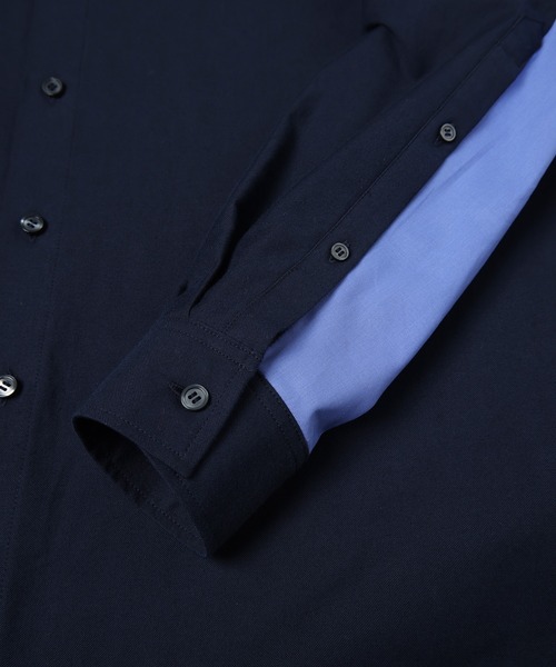 amok(アモク)の「DOCKING SHIRT(シャツ/ブラウス・メンズ・ホワイト/ネイビー・L/M/S)」の13枚目の写真