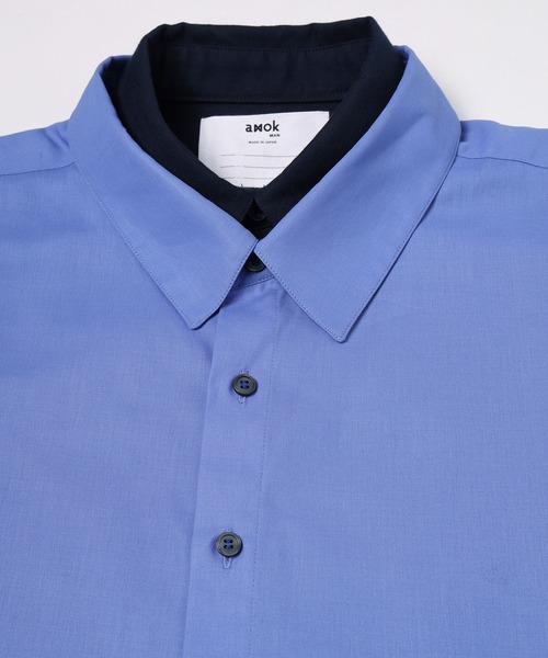 amok(アモク)の「DOCKING SHIRT(シャツ/ブラウス・メンズ・ホワイト/ネイビー・L/M/S)」の14枚目の写真
