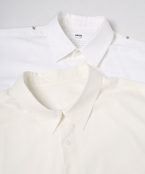 amok(アモク)の「DOCKING SHIRT(シャツ/ブラウス・メンズ・ホワイト/ネイビー・L/M/S)」の4枚目の写真