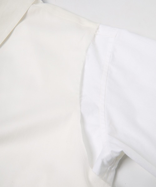 amok(アモク)の「DOCKING SHIRT(シャツ/ブラウス・メンズ・ホワイト/ネイビー・L/M/S)」の8枚目の写真