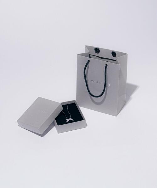 JILL by JILL STUART（ジルバイジルスチュアート）の「Cubic パヴェリボンピアス（ピアス（両耳用）・レディース・シルバー/ピンク・FREE）」の18枚目の写真