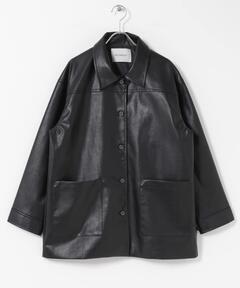 CRASH SYNTHETIC LEATHER COAT（その他アウター）｜Ameri（アメリ）の