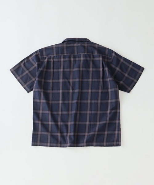 JOURNAL STANDARD J.S HOMESTEAD(ジャーナルスタンダードホームステッド)の「Stead / コットン ツイル オンブレ 半袖 チェック シャツ(シャツ/ブラウス・メンズ・ネイビー/ベージュ/ブラック系その他・LARGE/MEDIUM)」の12枚目の写真