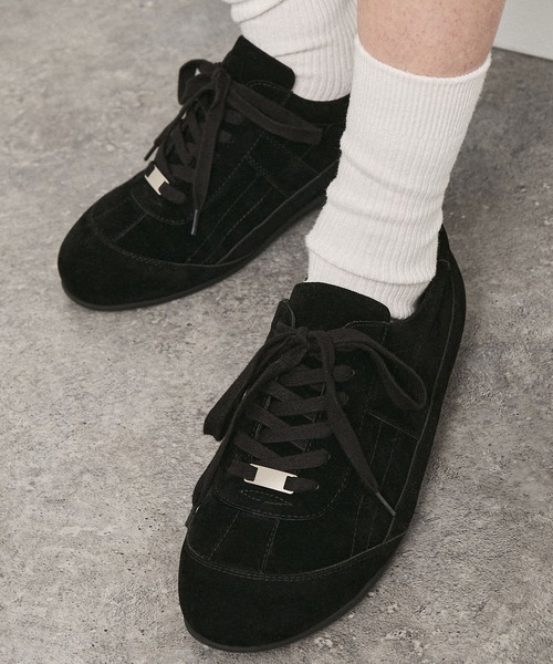 Alfred Alex(アルフレッドアレックス)の「【Alfred Alex】Metal Parts Racing Shoes / メタルパーツ レーシングシューズ(スニーカー・メンズ・ブラウン/チャコール/ブラック・L/M/S)」の20枚目の写真