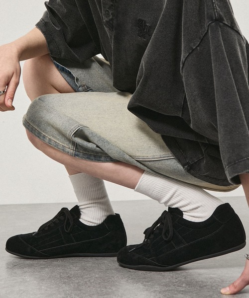 Alfred Alex(アルフレッドアレックス)の「【Alfred Alex】Metal Parts Racing Shoes / メタルパーツ レーシングシューズ(スニーカー・メンズ・ブラウン/チャコール/ブラック・L/M/S)」の21枚目の写真