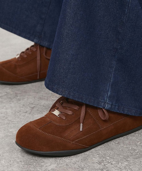 Alfred Alex(アルフレッドアレックス)の「【Alfred Alex】Metal Parts Racing Shoes / メタルパーツ レーシングシューズ(スニーカー・メンズ・ブラウン/チャコール/ブラック・L/M/S)」の22枚目の写真