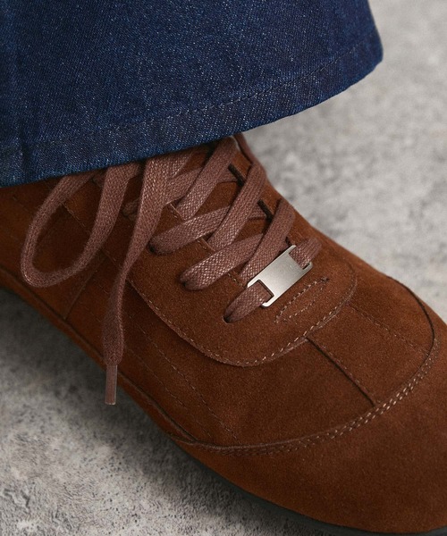 Alfred Alex(アルフレッドアレックス)の「【Alfred Alex】Metal Parts Racing Shoes / メタルパーツ レーシングシューズ(スニーカー・メンズ・ブラウン/チャコール/ブラック・L/M/S)」の17枚目の写真