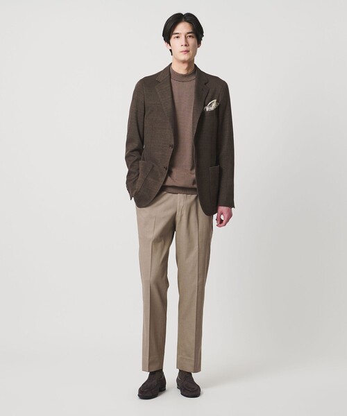 UNITED ARROWS(ユナイテッドアローズ)の「ソフト カノコ シングル 2ボタン テーラードジャケット COMFORT EASY‐MODEL(テーラードジャケット・メンズ・ダークブラウン・46/50/44/48)」の11枚目の写真