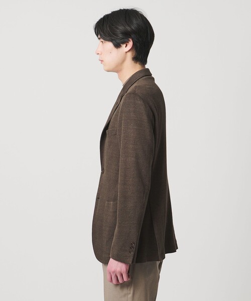 UNITED ARROWS(ユナイテッドアローズ)の「ソフト カノコ シングル 2ボタン テーラードジャケット COMFORT EASY‐MODEL(テーラードジャケット・メンズ・ダークブラウン・46/50/44/48)」の13枚目の写真