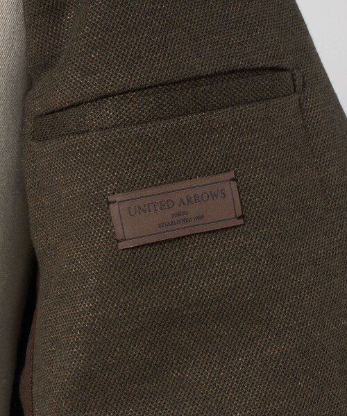 UNITED ARROWS(ユナイテッドアローズ)の「ソフト カノコ シングル 2ボタン テーラードジャケット COMFORT EASY‐MODEL(テーラードジャケット・メンズ・ダークブラウン・46/50/44/48)」の9枚目の写真