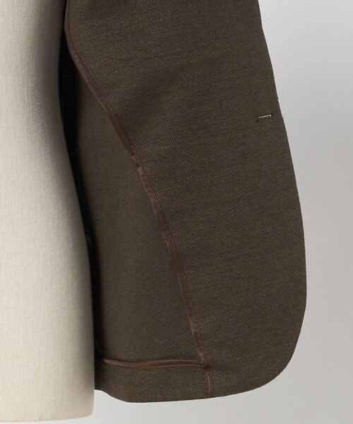 UNITED ARROWS(ユナイテッドアローズ)の「ソフト カノコ シングル 2ボタン テーラードジャケット COMFORT EASY‐MODEL(テーラードジャケット・メンズ・ダークブラウン・46/50/44/48)」の7枚目の写真