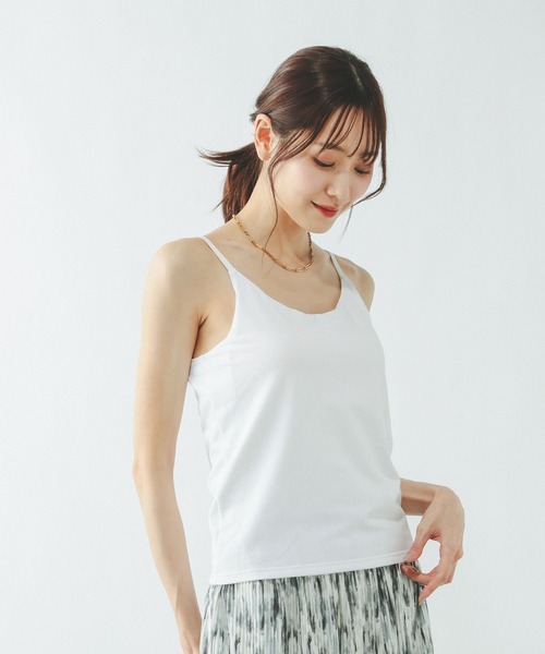 GLOBAL WORK（グローバルワーク）の「Fffit エフィット/カップ付きキャミUネック/625136（キャミソール・レディース・ダークブラウン/ブラック/オフホワイト・LARGE/X-LARGE/SMALL/MEDIUM）」の7枚目の写真