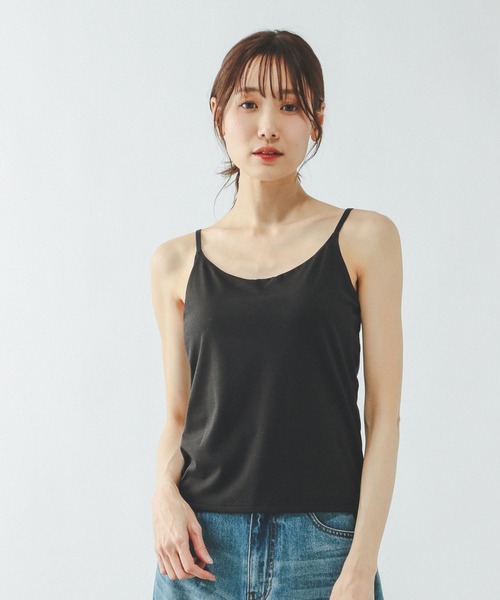 GLOBAL WORK（グローバルワーク）の「Fffit エフィット/カップ付きキャミUネック/625136（キャミソール・レディース・ダークブラウン/ブラック/オフホワイト・LARGE/X-LARGE/SMALL/MEDIUM）」の10枚目の写真